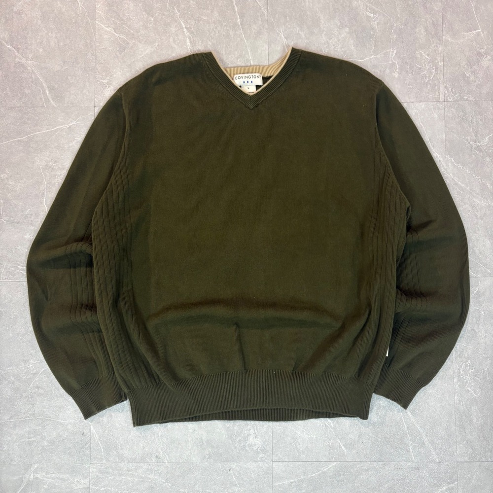 Vintage green heavy weight sweater